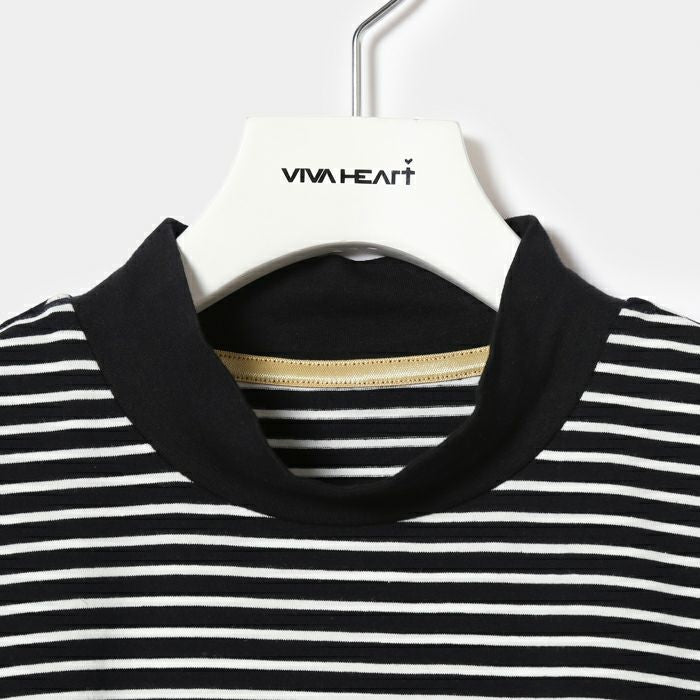 Short -sleeved high -neck shirt Men's Viva Heart VIVA HEART 2024 Spring / Summer New Golf Wear
