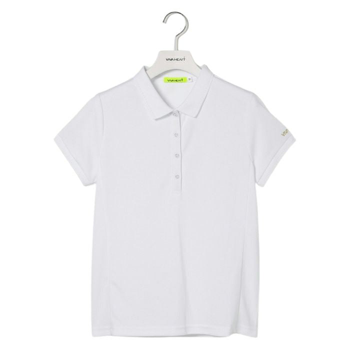 Short -sleeved Poro Shirt Ladies Viva Heart VIVA HEART 2024 Spring / Summer New Golf Wear