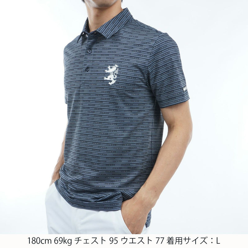 ポロシャツ メンズ アドミラルゴルフ Admiral Golf 日本正規品  2024 春夏 新作 ゴルフウェア