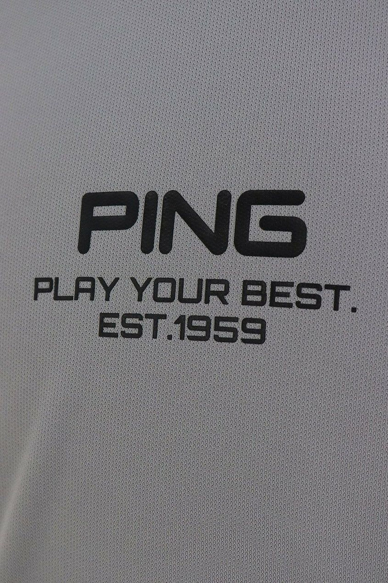 高脖子襯衫男士ping ping 2024春夏新高爾夫服
