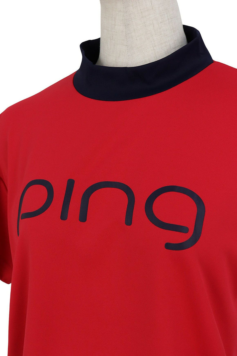 High Neck Shirt Ladies Ping Ping 2024 Spring / Summer New Golf wear