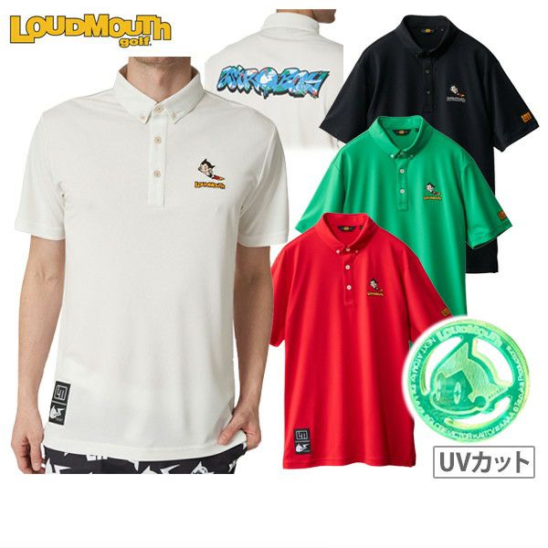 Poro襯衫男士大聲高爾夫大聲高爾夫高爾夫日本真實日本標準2024春季 /夏季新高爾夫服裝