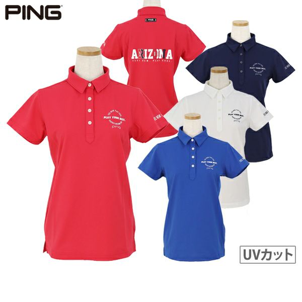 Poro Shirt Ladies Ping Ping 2024 Spring / Summer New Golf Wear
