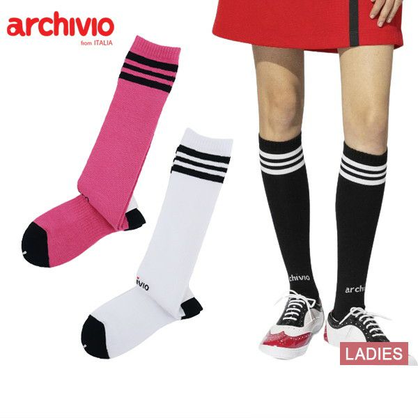 High Socks Ladies Alchibio Archivio 2024 Spring / Summer New Golf