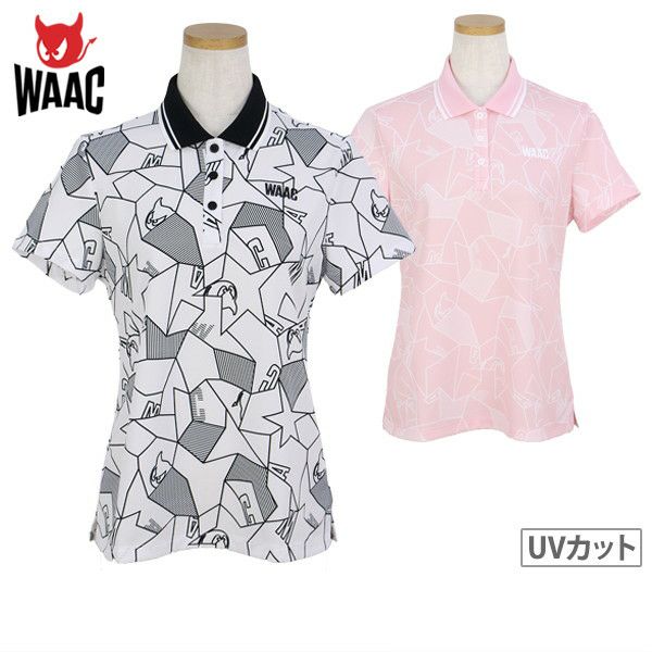 Poro Shirt Ladies Wuck WAAC Japan Genuine 2024 Spring / Summer New Golf Wear