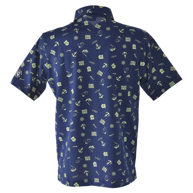 Poro Shirt Men's Cinacoba Utilita 2024 Spring / Summer New Golf Wear