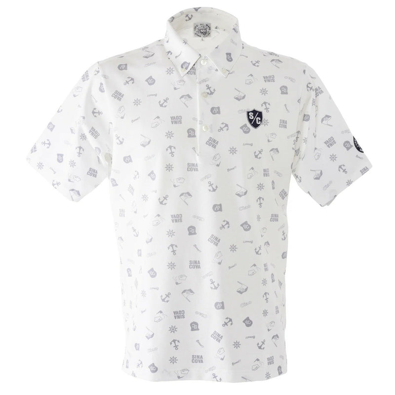 Poro Shirt Men's Cinacoba Utilita 2024 Spring / Summer New Golf Wear