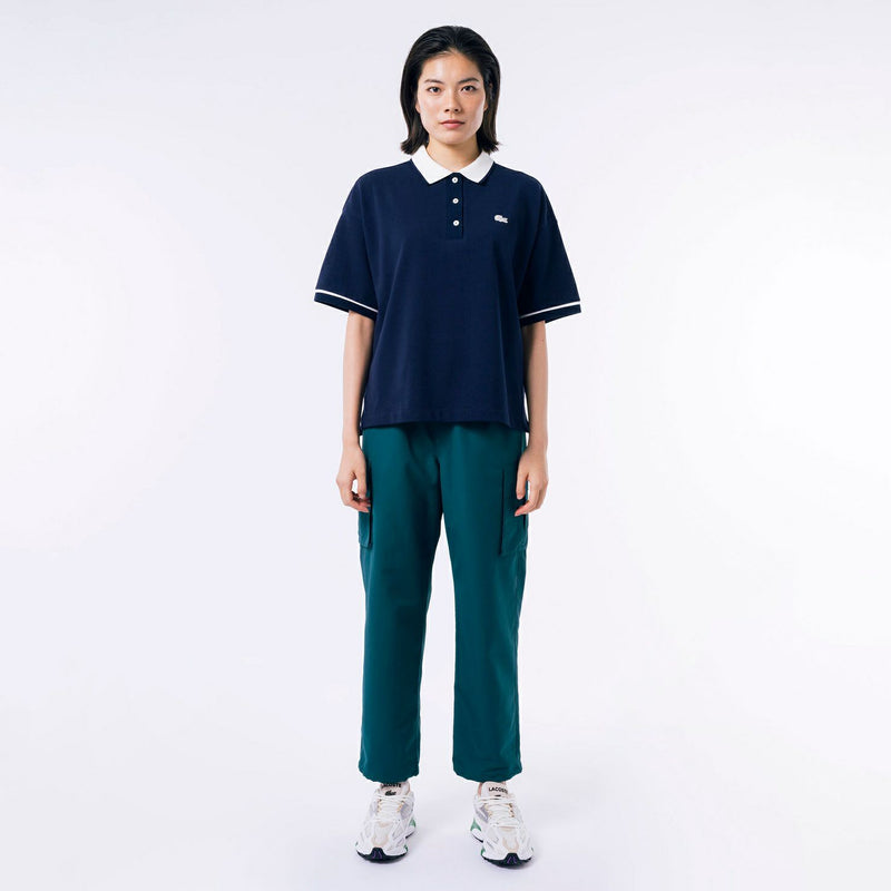 Poro Shirt Ladies Lacoste Lacoste Japanese Genuine 2024 Spring / Summer New Golf Wear