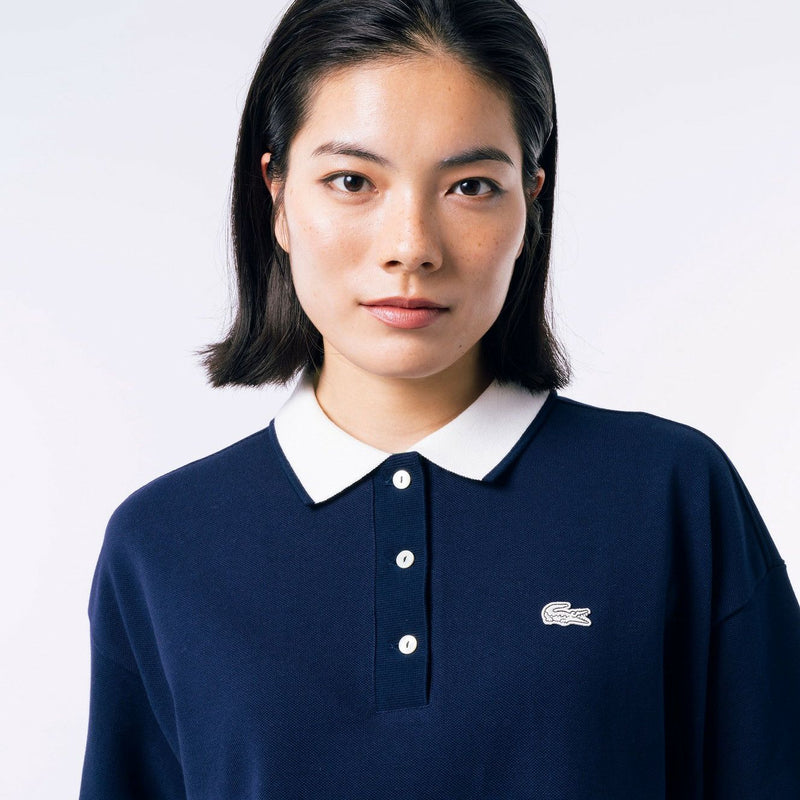 Poro襯衫女士Lacoste Lacoste日本正版2024春季 /夏季新高爾夫服裝