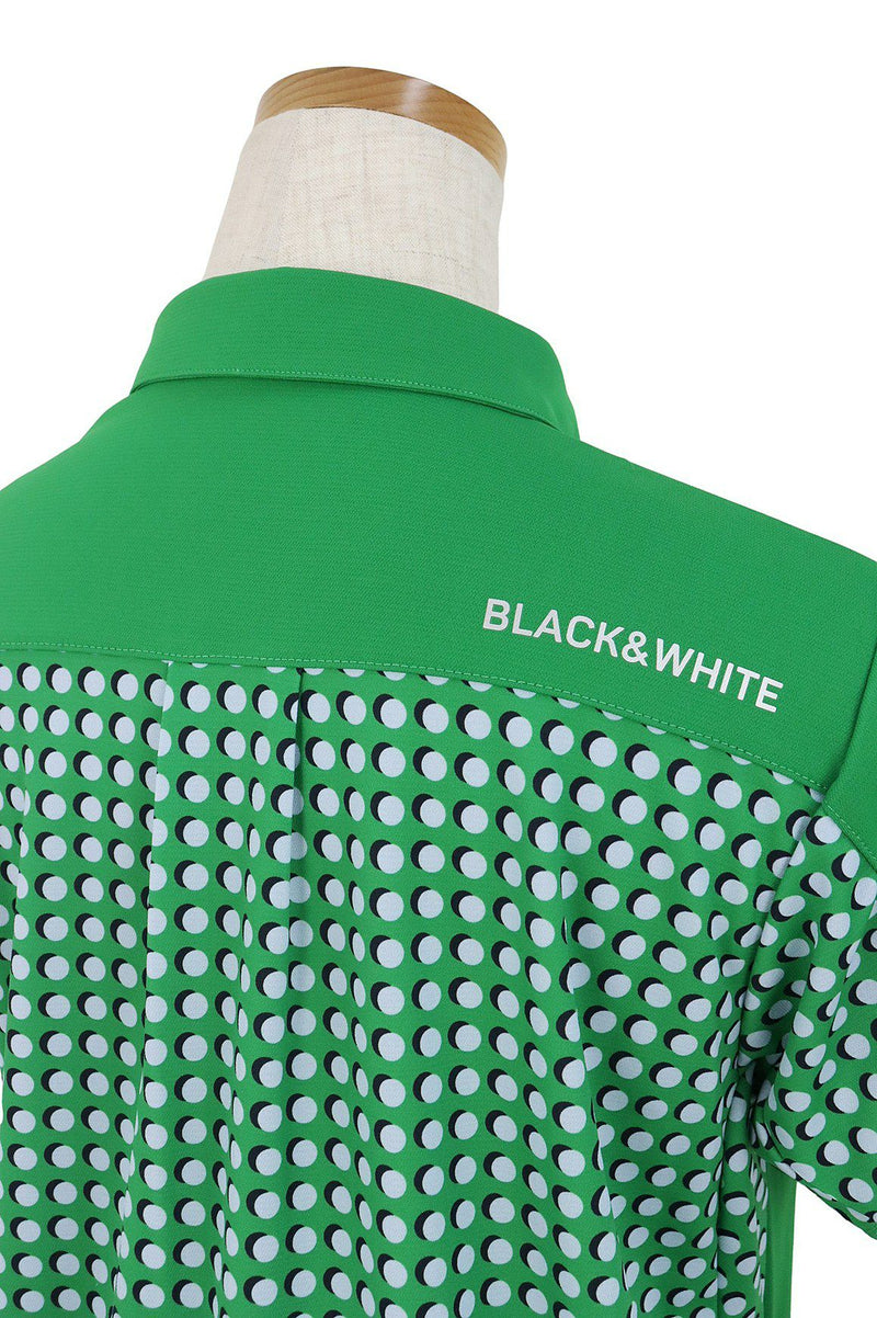 ポロシャツ レディース ブラック＆ホワイト ホワイトライン Black＆White WHITE Line 2024 春夏 新作 ゴルフウェア