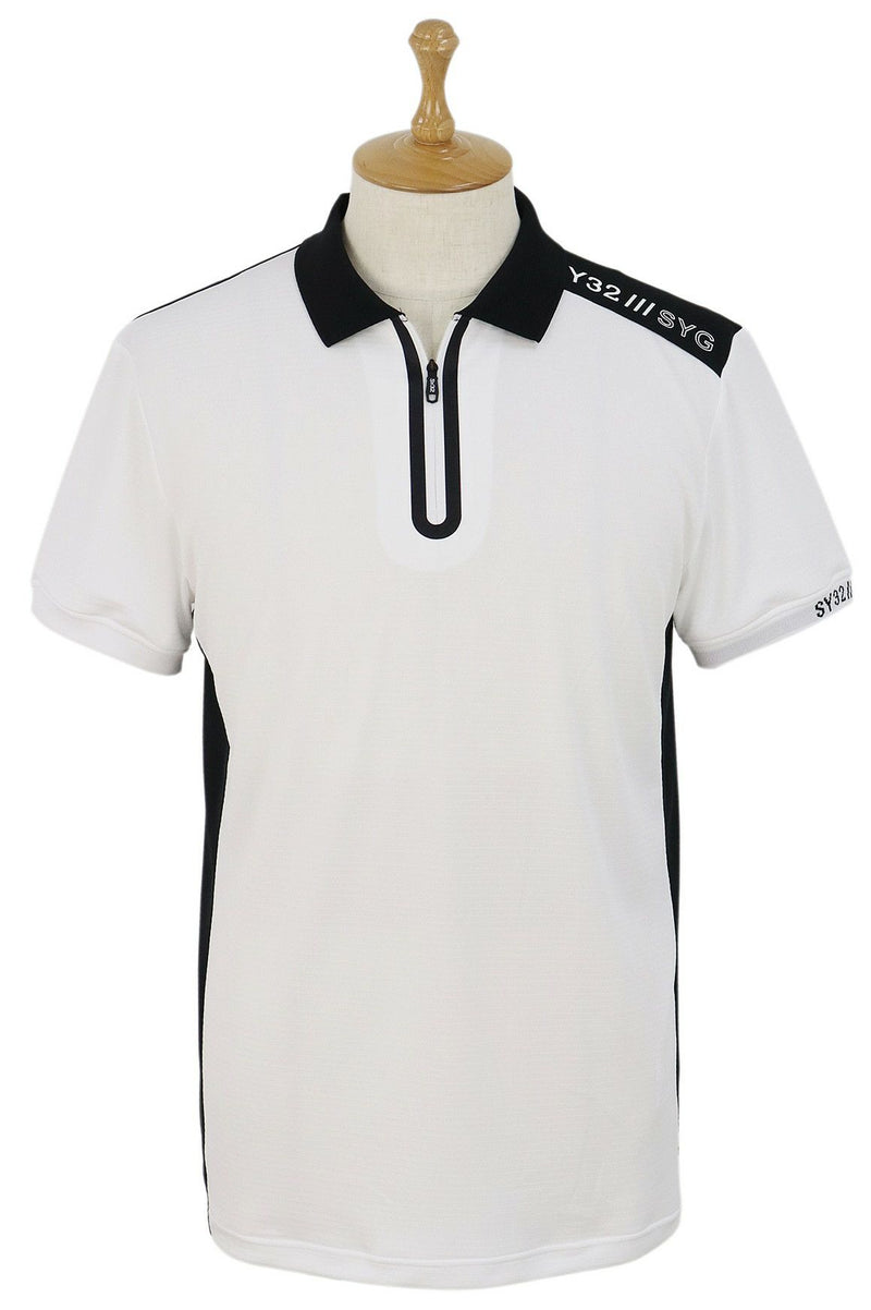Swort -seleved Polo襯衫男士SY32，Sweet Leans Golf Eswisarty by Sweet Iyers高爾夫日本正版2024年春季 /夏季春季 /夏季新高爾夫服裝