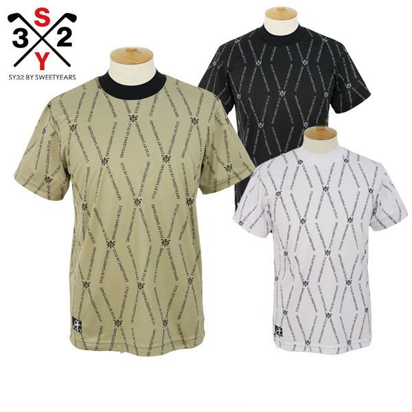 High Neck Shirt Men's SY32 by Sweet Years Golf Eswisarty by Sweet Equity Golf Japan Genuine 2024 Spring / Summer New Golf Wear