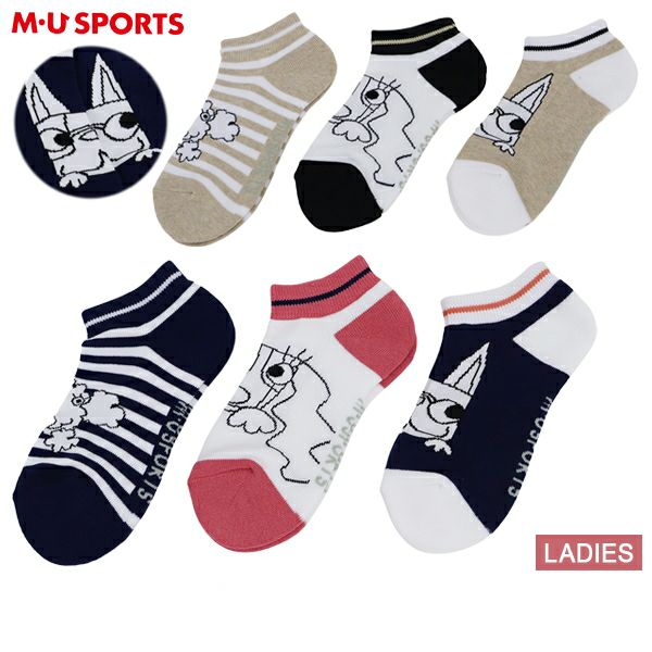 Socks Ladies MU Sports MUSports M.U Sports Musports 2024 Spring / Summer New Golf