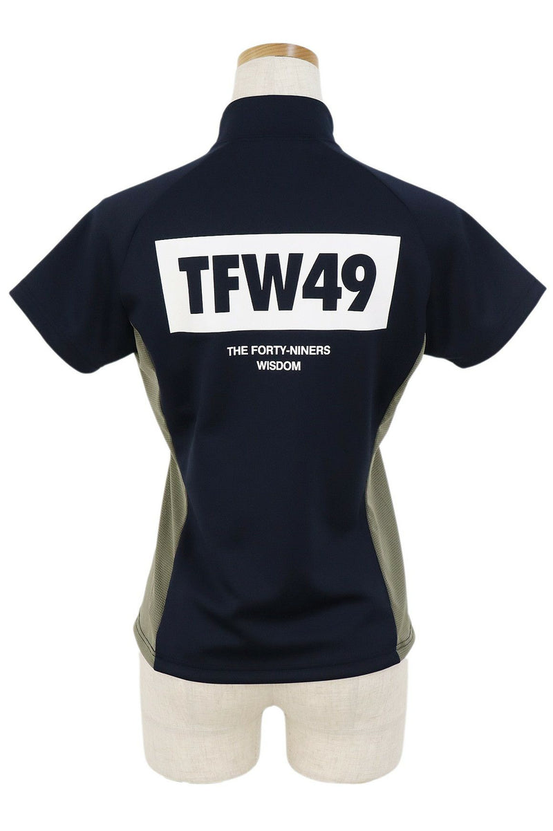 高頸襯衫女士茶f都柏魯49 TFW49 2024春季 /夏季新高爾夫服裝