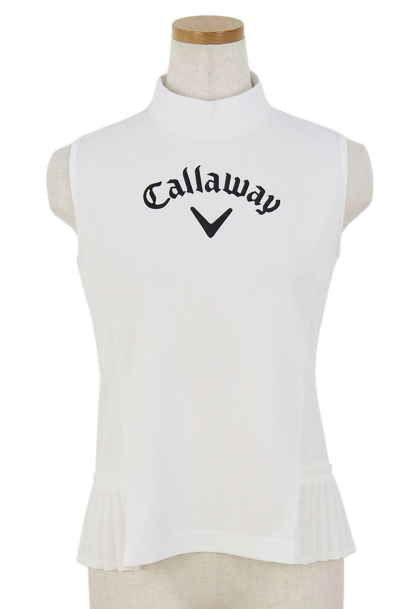 高脖子襯衫女士Callaway服裝Callaway高爾夫Callaway服裝2024春季 /夏季新高爾夫服裝