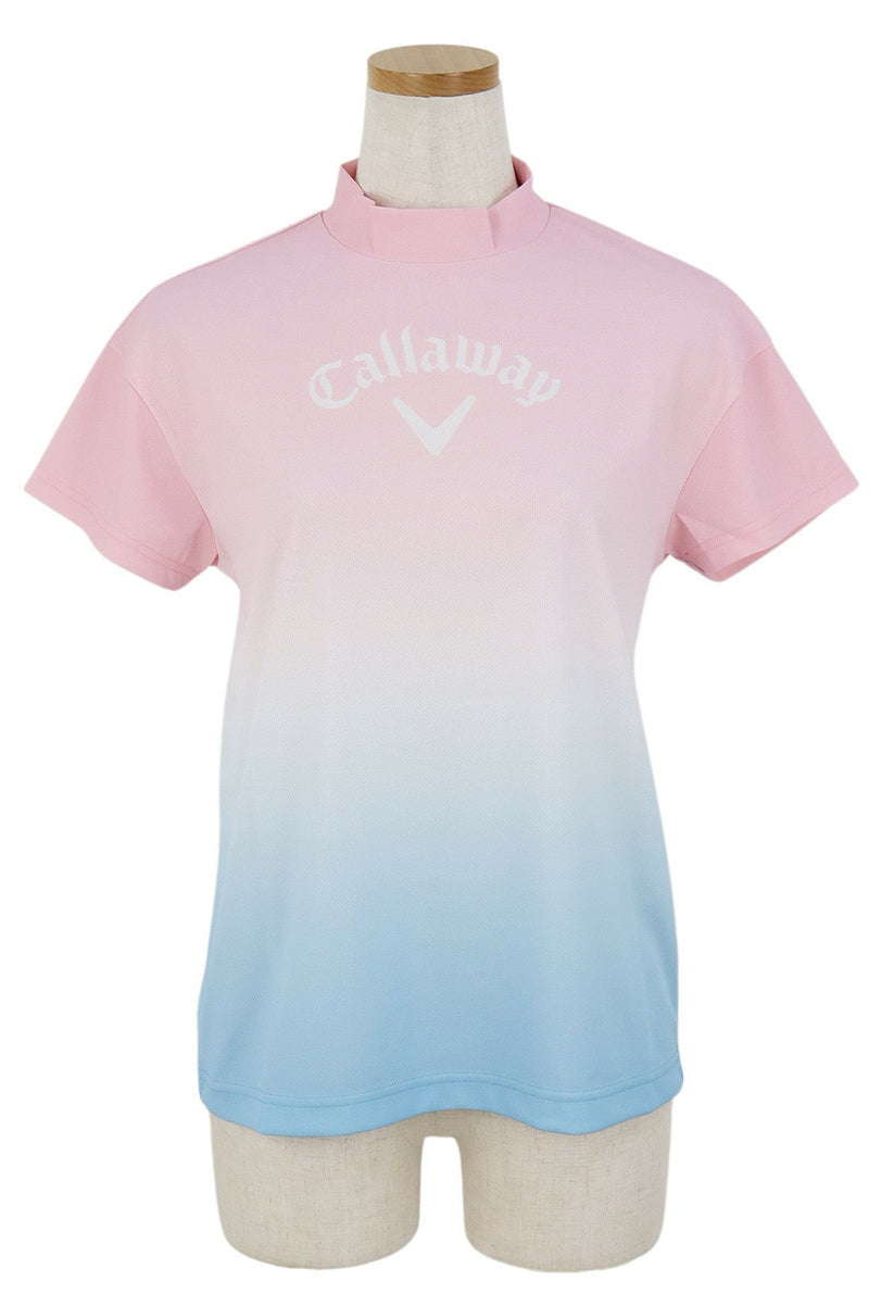 高脖子衬衫女士Callaway服装Callaway高尔夫Callaway服装2024春季 /夏季新高尔夫服装