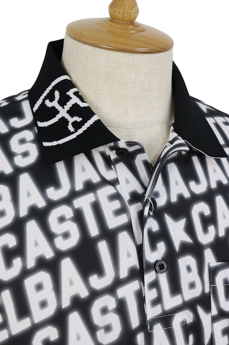 Poro襯衫男士Castel Ba Jack Sports Black Castelbajac Sport Black Line 2024新的春季 /夏季高爾夫服