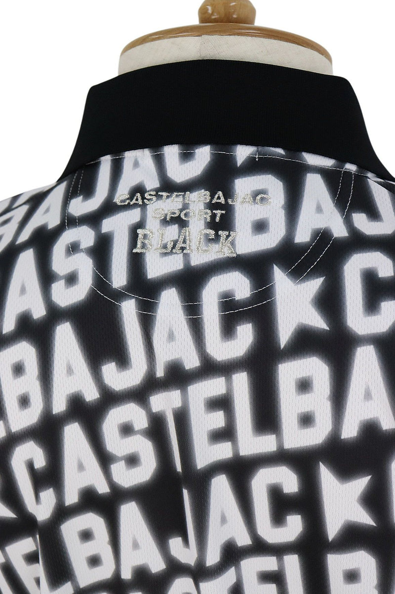 Poro Shirt Men's Castel Ba Jack Sports Black Line Castelbajac Sport Black LINE 2024 New Spring / Summer Golf wear
