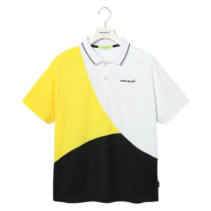 Poro Shirt Men's Viva Heart VIVA HEART 2024 Spring / Summer New Golf Wear