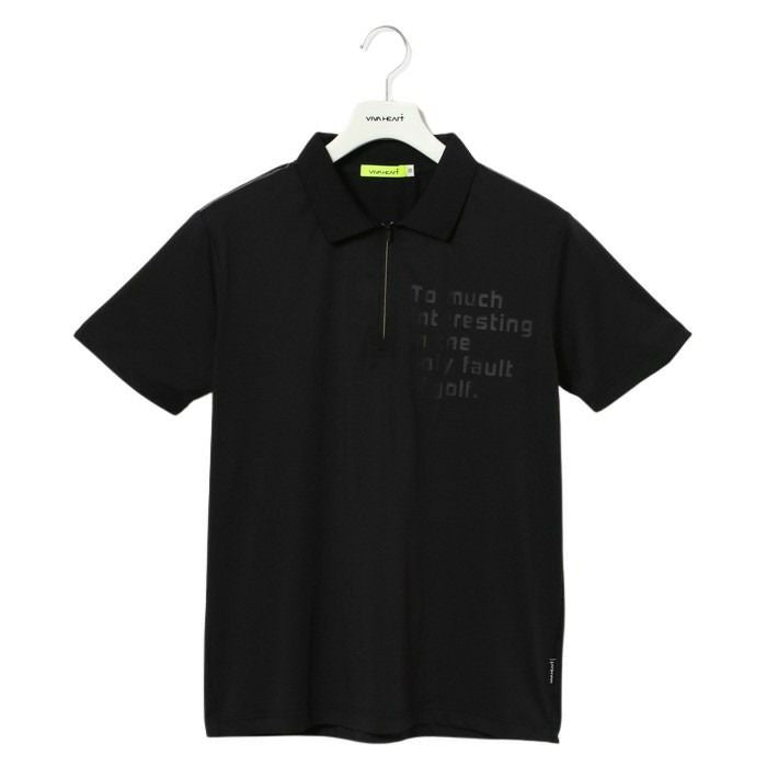 Poro Shirt Men's Viva Heart VIVA HEART 2024 Spring / Summer New Golf Wear
