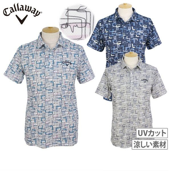 Poro Shirt Men's Callowe Apparel Callaway Golf Callaway Apparel 2024 Spring / Summer New Golf Wear