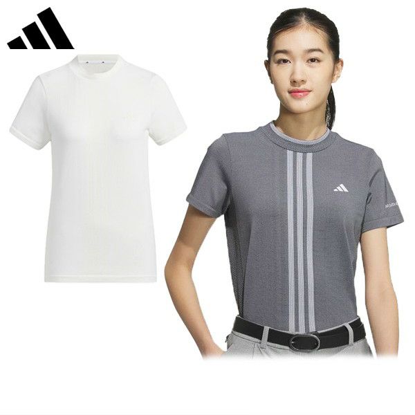 High Neck Shirt Ladies Adidas Adidas Golf Adidas Golf Japan Genuine 2024 Spring / Summer New Golf Wear