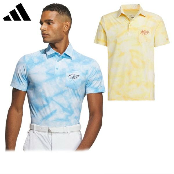 Poro Shirt Men's Adidas Adidas Golf Adidas Golf Japan Genuine 2024 Spring / Summer New Golf Wear