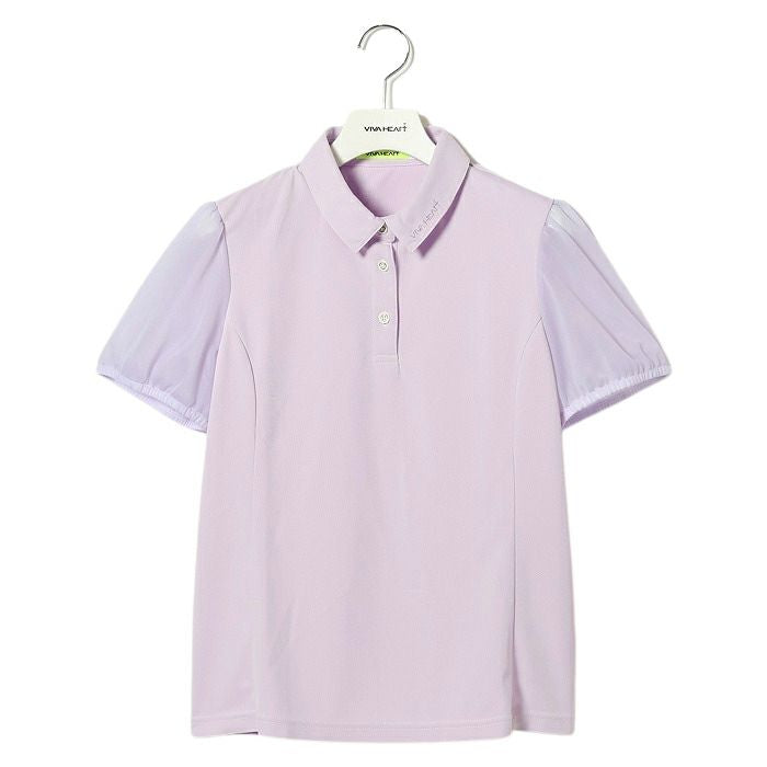 Poro Shirt Ladies Viva Heart VIVA HEART 2024 Spring / Summer New Golf Wear